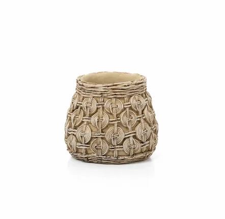 Flower pots - The Knot Concrete Planter - M - BAZAR BIZAR LIVING