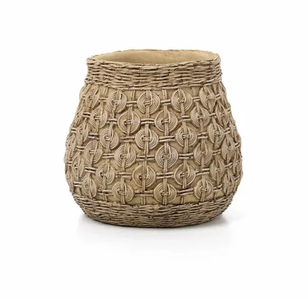 Flower pots - The Knot Concrete Planter - XL - BAZAR BIZAR LIVING