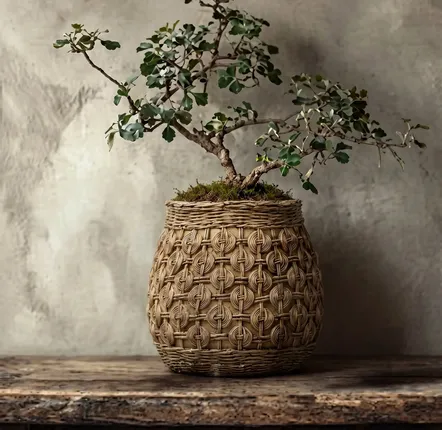 Flower pots - The Knot Concrete Planter - XL - BAZAR BIZAR LIVING