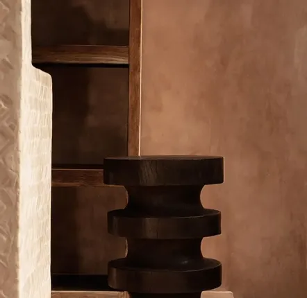 Autres tables  - La Table d’Appoint Mocha Rings - Noyer Foncé - BAZAR BIZAR LIVING