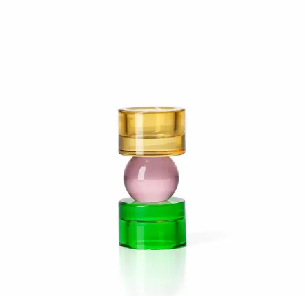 Candlesticks and candle holders - The Solar Jewel Candle Holder - Low - BAZAR BIZAR LIVING