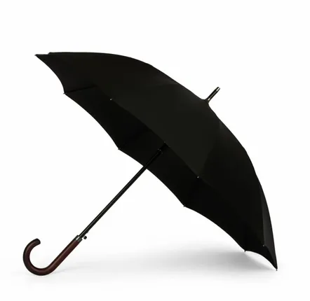 Prêt-à-porter - Le grand parapluie classique 10 baleines noir - Jane - ANATOLE
