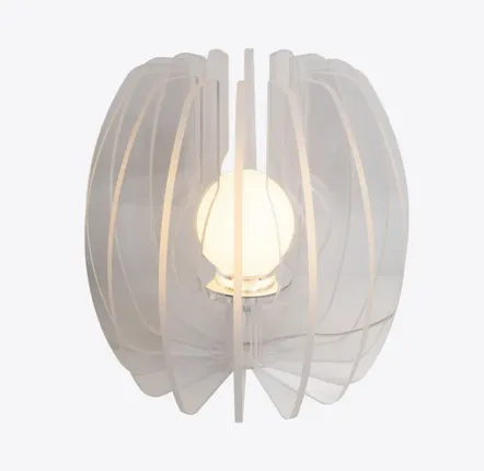 Lampes de table - Grande lampe de table décorative en cristal acrylique Iride - VESTA