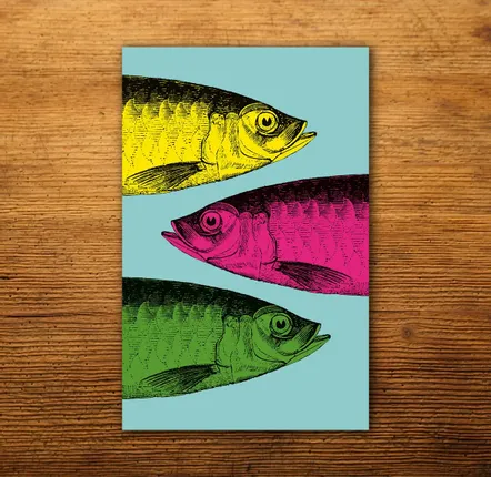 Kitchen linens - Sardine Tea Towel - ZOOH