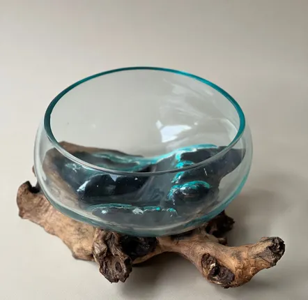 Decorative objects - Handmade Melted Glass Containers - LUMEA DECO