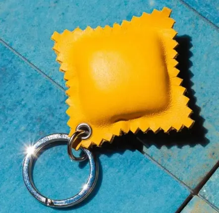 Petite maroquinerie - Leather Ravioli Keychain - DTB DI MBOU MARGHERITA LIBOURI