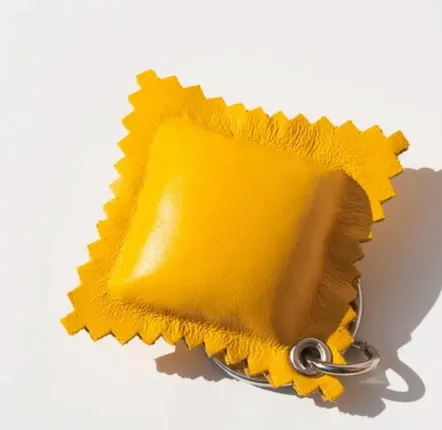 Petite maroquinerie - Leather Ravioli Keychain - DTB DI MBOU MARGHERITA LIBOURI