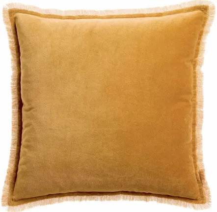 Coussins - Coussin uni Fara Cannelle 45 x 45 - MAISON VIVARAISE - SDE VIVARAISE WINKLER