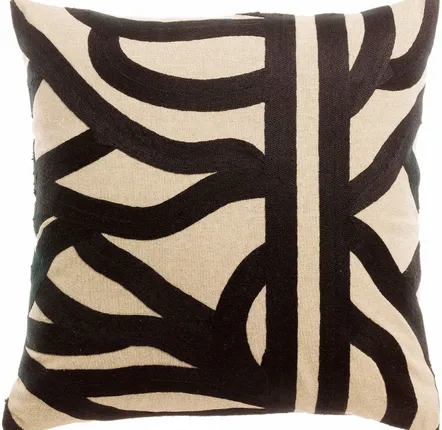 Coussins - Coussin brodé Ezia Ombre 45 x 45 - MAISON VIVARAISE - SDE VIVARAISE WINKLER