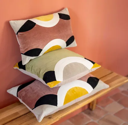 Coussins - Coussin Patou Olive 40 x 65 - MAISON VIVARAISE - SDE VIVARAISE WINKLER