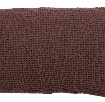 Coussins - Coussin recyclé Maia Ébène 30 x 50 - MAISON VIVARAISE - SDE VIVARAISE WINKLER