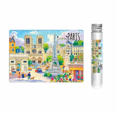 Children's games - BEAN PUZZLE 6 - TOUR DESIGN