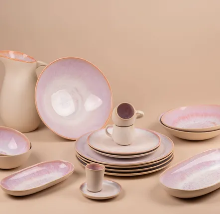 Assiettes au quotidien - Aurora - TERRAFINA STONEWARE