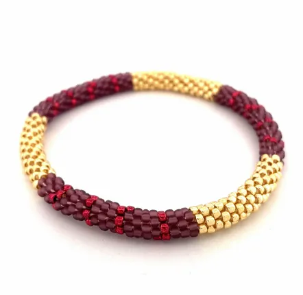 Bracelets - TRINITY Roll-on Bracelet – Ruby Gold - OBO