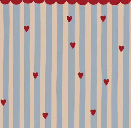 Wallpaper - French Hearts - DEKORNIK
