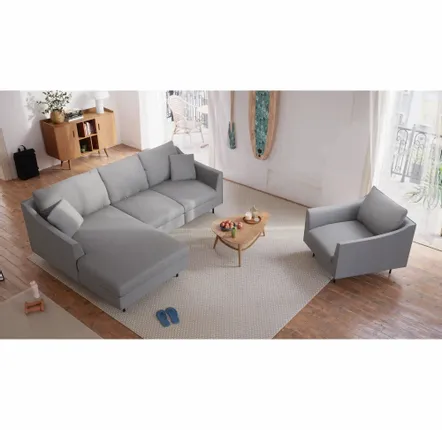Fauteuils pour collectivités - Fauteuil ALFAMA - Gris - CITY SOFA