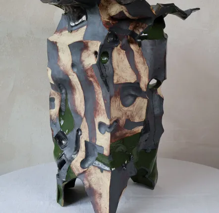 Ceramic - Sculpted Ceramic Vase - WOJCIECH DZIENNIAK ART