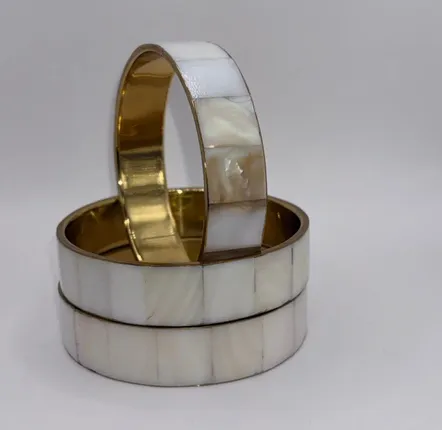 Bracelets - BRACELET NACRE BLANCHE IRISEE - JOLIE JULIE