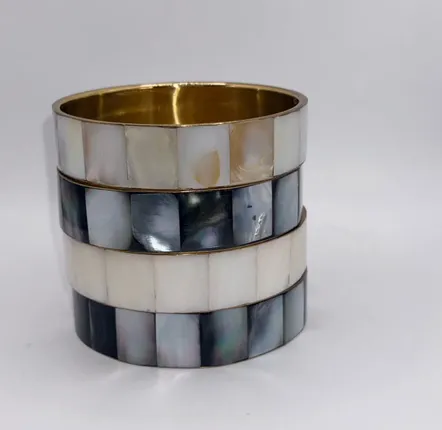 Bracelets - BRACELET NACRE BLANCHE IRISEE - JOLIE JULIE