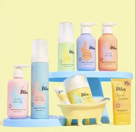 Children's bathtime - Daily Face Routine for Kids and Teens - MISS NELLA - LAV KIDS