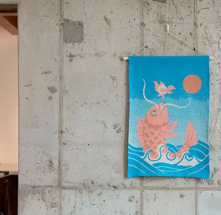 Poster - Jumping Carp - BONEE(LIVING ART BRAND)
