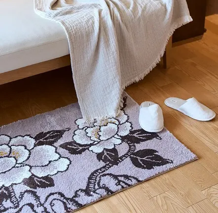 Tapis - Rochers et pivoines - BON`EE(LIVING ART BRAND)