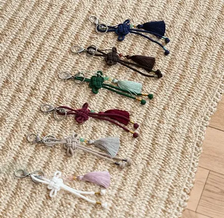 Gifts - Dongsimgyeol Knot (One-Heart Knot) Key Ring - BON`EE(LIVING ART BRAND)
