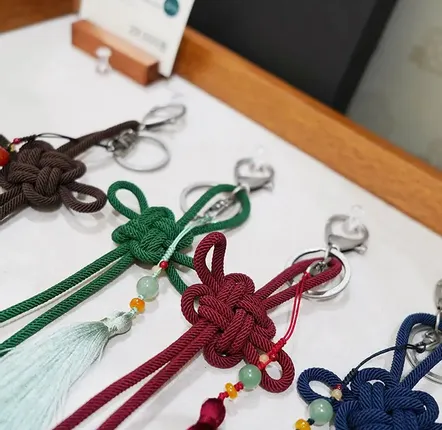 Gifts - Dongsimgyeol Knot (One-Heart Knot) Key Ring - BON`EE(LIVING ART BRAND)