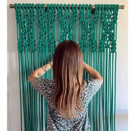 Tapestries - Macrame Wall Hanging Mili Green - NŒULUXE