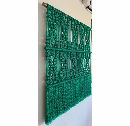 Tapestries - Suspended Macrame Wall Hanging Mili Green - NŒULUXE