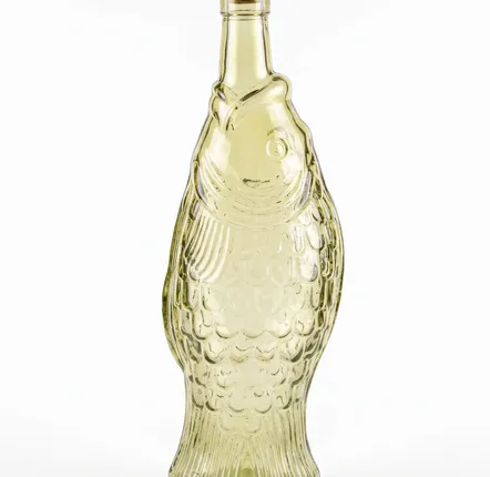 Carafes - The Fish Carafe - Light Topaz - BAZAR BIZAR LIVING