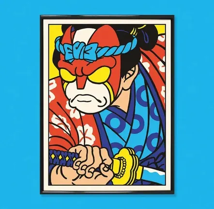 Poster - Print "Justice-Kun" (Size 30x40cm or A4) - YEAAAH! STUDIO