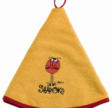 Torchons textile - Essuie-mains Shadoks Jaune Diamètre 60 - MAISON VIVARAISE - SDE VIVARAISE WINKLER
