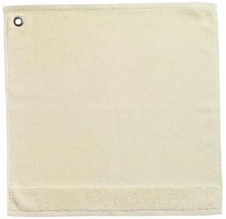Torchons textile - Essuie-mains oeillet Curl Ivoire 50 x 50 - MAISON VIVARAISE - SDE VIVARAISE WINKLER