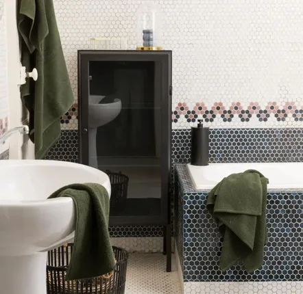 Bath towels - Bora Bath Towel Romarin 90 X 150 - MAISON VIVARAISE - SDE VIVARAISE WINKLER
