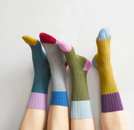 Chaussettes - Chaussettes Yvette Olive 42/45 - LA CERISE SUR LE GATEAU