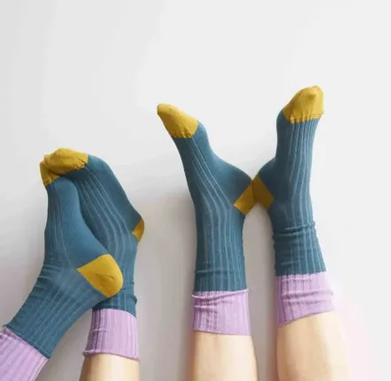 Chaussettes - Chaussettes Yvette Orage 39/41 - LA CERISE SUR LE GATEAU