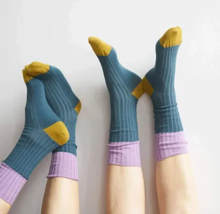 Chaussettes - Chaussettes Yvette Orage 42/45 - LA CERISE SUR LE GATEAU