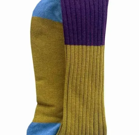 Chaussettes - Chaussettes Yvette Savora Jaune 36/38 - LA CERISE SUR LE GATEAU