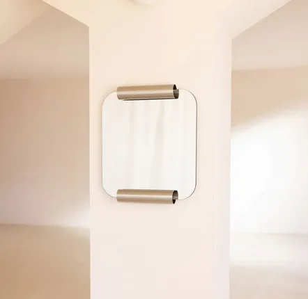 Miroirs - Miroir Roll en acier brossé - NOBODINOZ