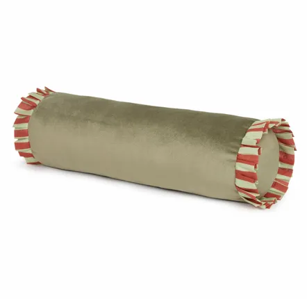 Fabrics - Cylinder cushion eco-velvet Emily - NOBODINOZ