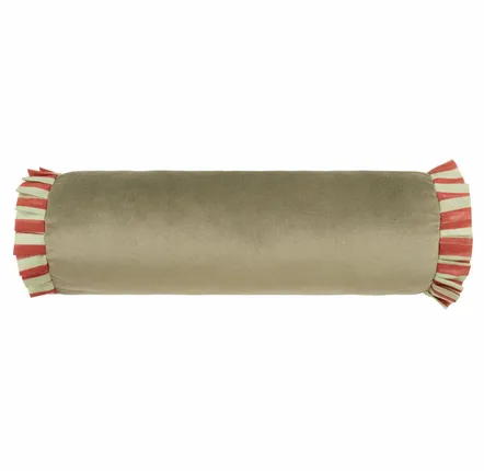 Fabrics - Cylinder cushion eco-velvet Emily - NOBODINOZ