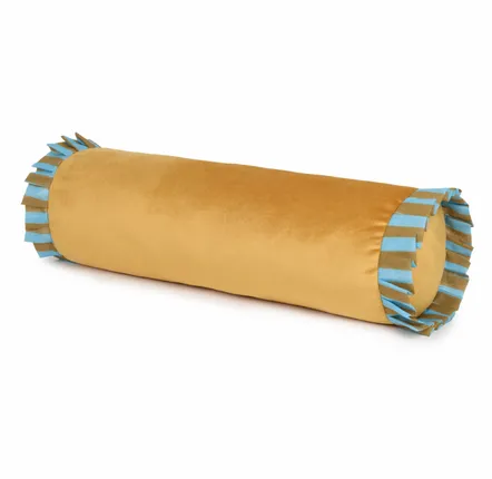 Tissus - Coussin traversin en eco-velours Emily - NOBODINOZ