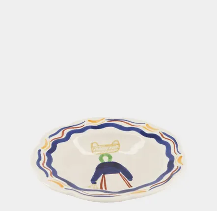 Assiettes au quotidien - HAND-PAINTED COMPORTA THE HARVESTER STONEWARE SOUP PLATE - HOUSE OF CAPRICORN