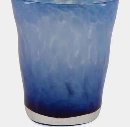 Verres - HANDBLOWN AVIS  BLUE GLASS TUMBLER - HOUSE OF CAPRICORN