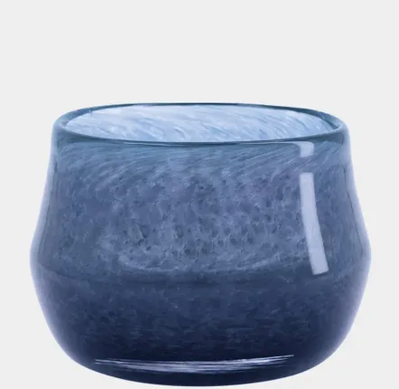 Verres - HANDBLOWN AVIS BLUE GLASS BOWL - HOUSE OF CAPRICORN