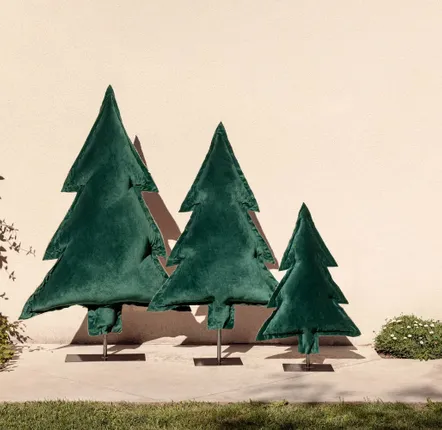 Objets de décoration - Sapin lumineux VERT - ROSE VELOURS
