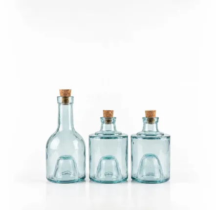 Carafes - The 3-Piece Oil Bottle - Natural - BAZAR BIZAR LIVING