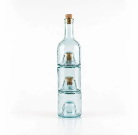 Carafes - The 3-Piece Oil Bottle - Natural - BAZAR BIZAR LIVING