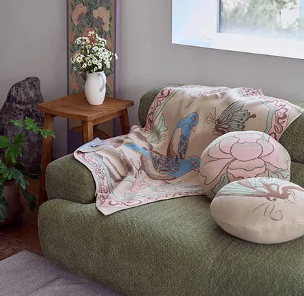 Fabric cushions - Round Cushion Cover - BONEE(LIVING ART BRAND)